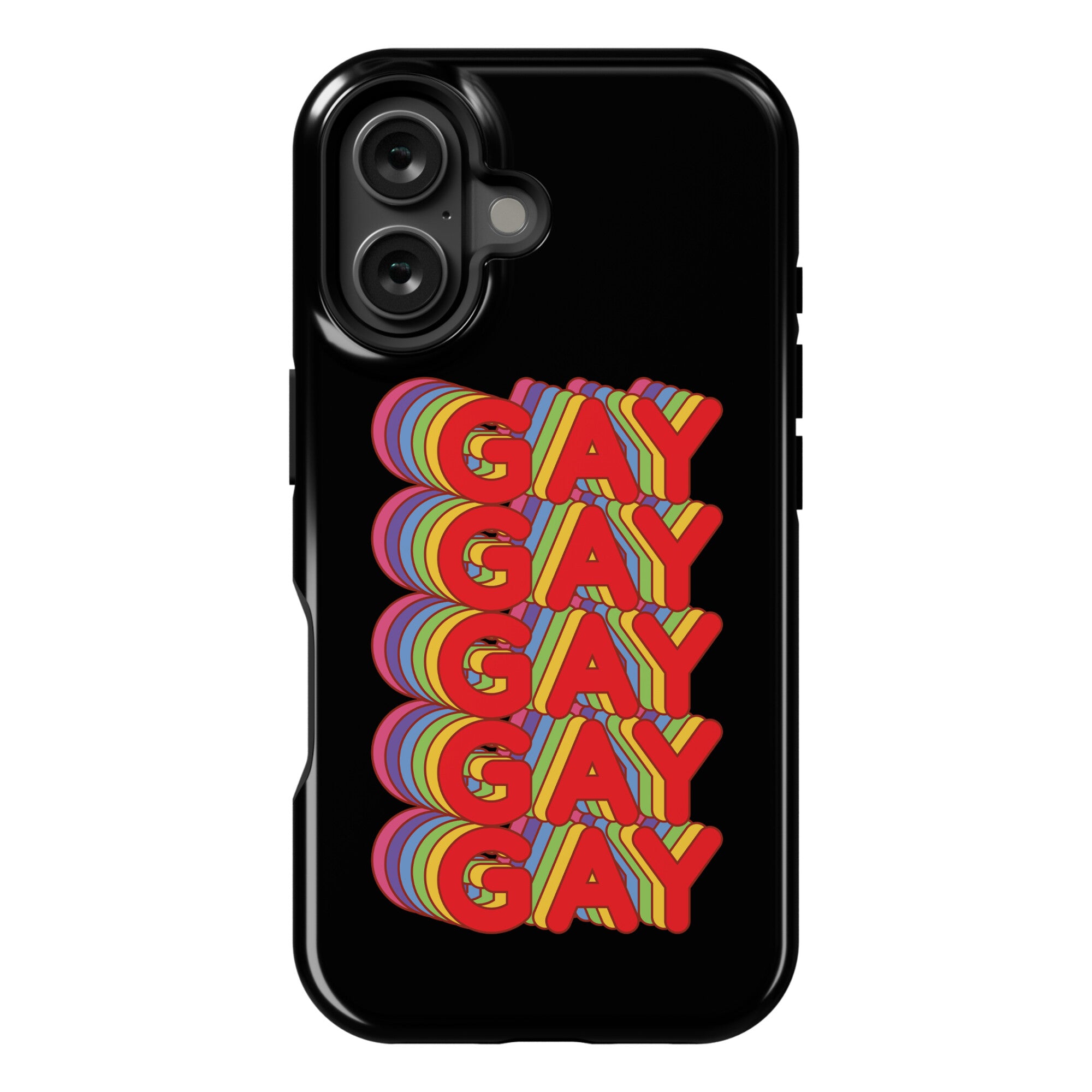 Gay Retro Rainbow Phone Case